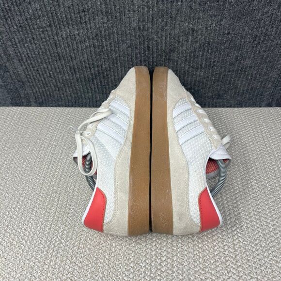Adidas Puig Indoor Wonder White Suede Casual Sneakers Shoes Mens 11 JH8165
